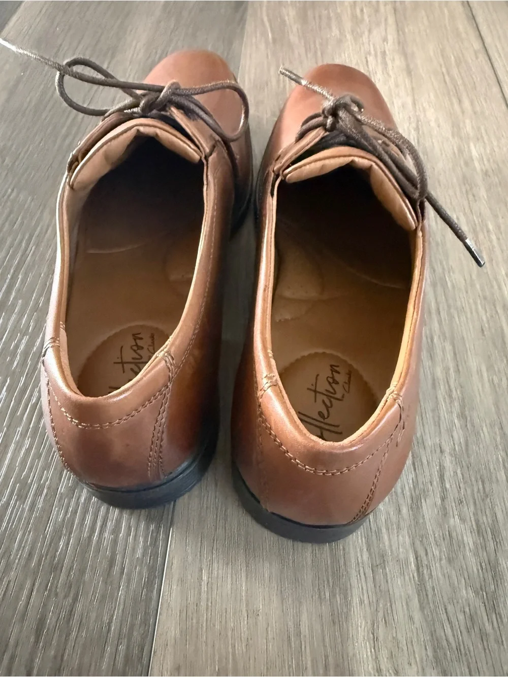 Clark’s Men's Classic Brown Leather Lace-Up Dress Shoes-10M-new without box